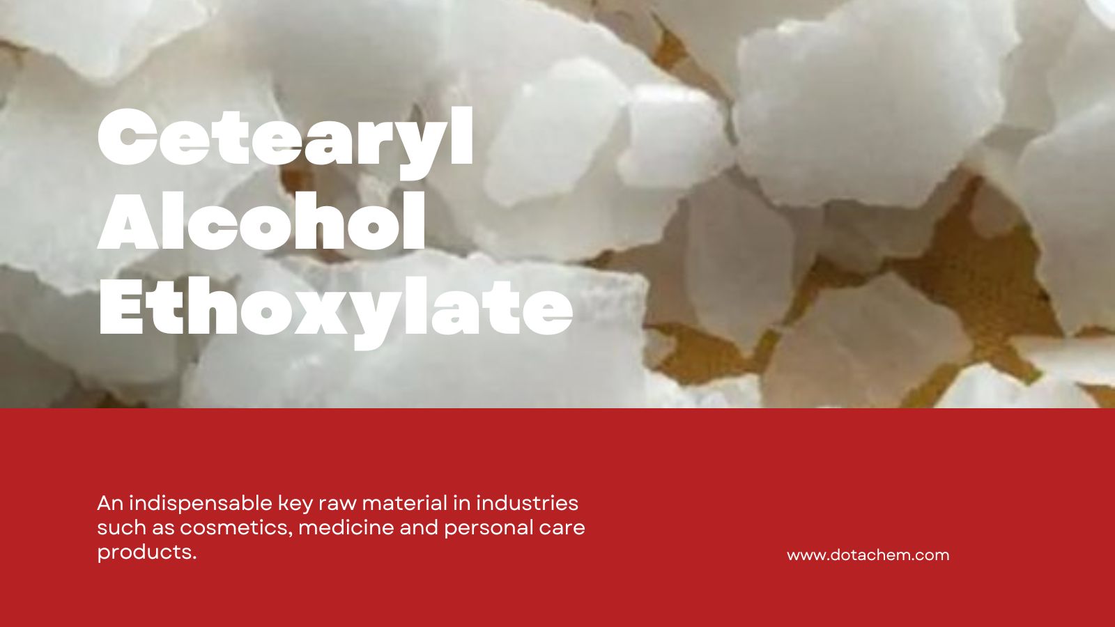 CETEARHYL Alkohol Ethoxylate - Ang mataas na pagganap na nonionic surfactant solution!