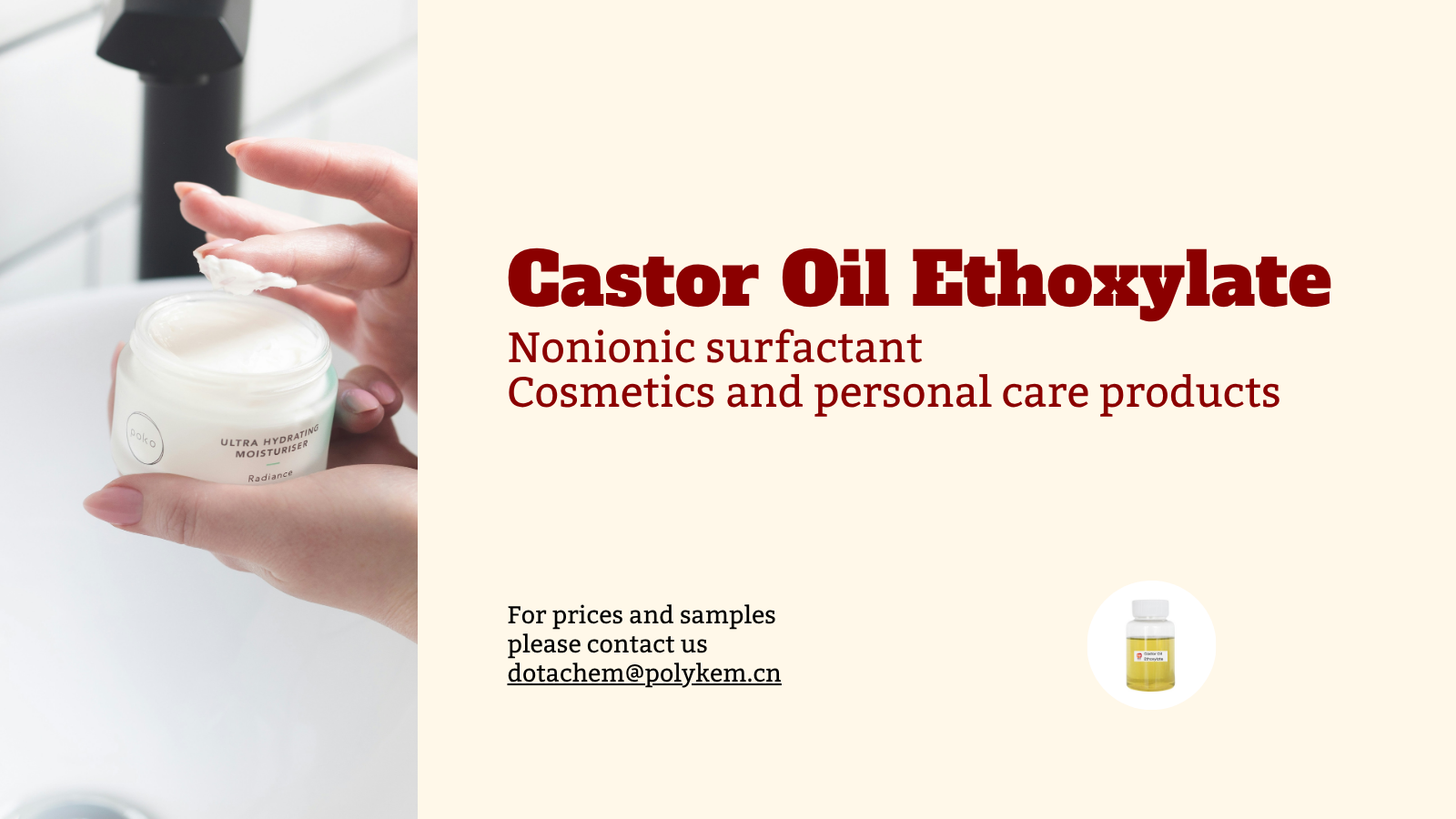 Pag -unve ng lakas ng castor oil ethoxylate: mga katangian at aplikasyon