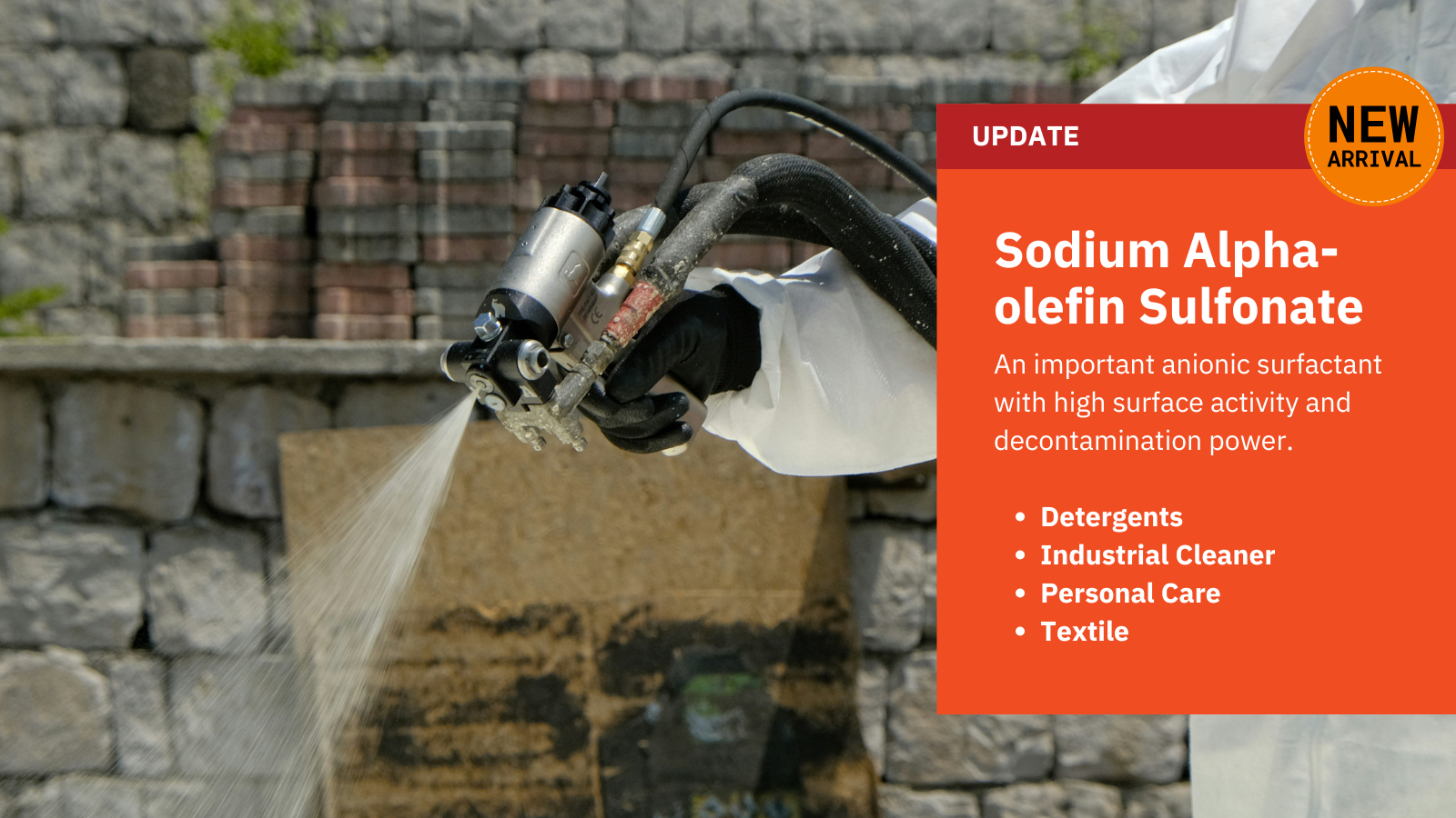 Ang Chemical Foreign Trade Company Dotachem ay bagong idinagdag ang magagamit na produkto sodium alpha-olefin sulfonate!