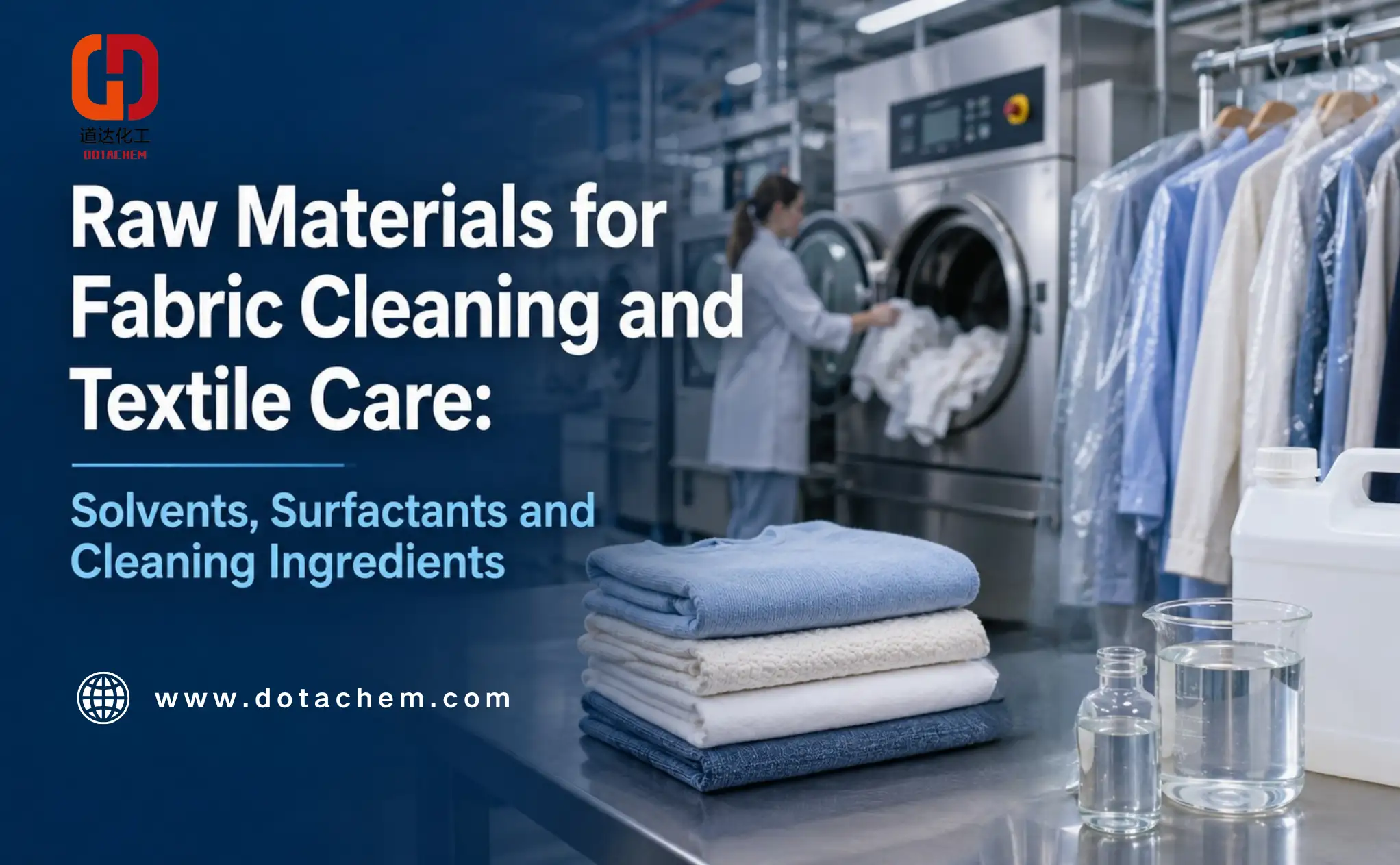 Mga Hilaw na Materyales para sa Paglilinis ng Tela at Pangangalaga sa Tela: Mga Solvent, Surfactant at Mga Sangkap sa Paglilinis